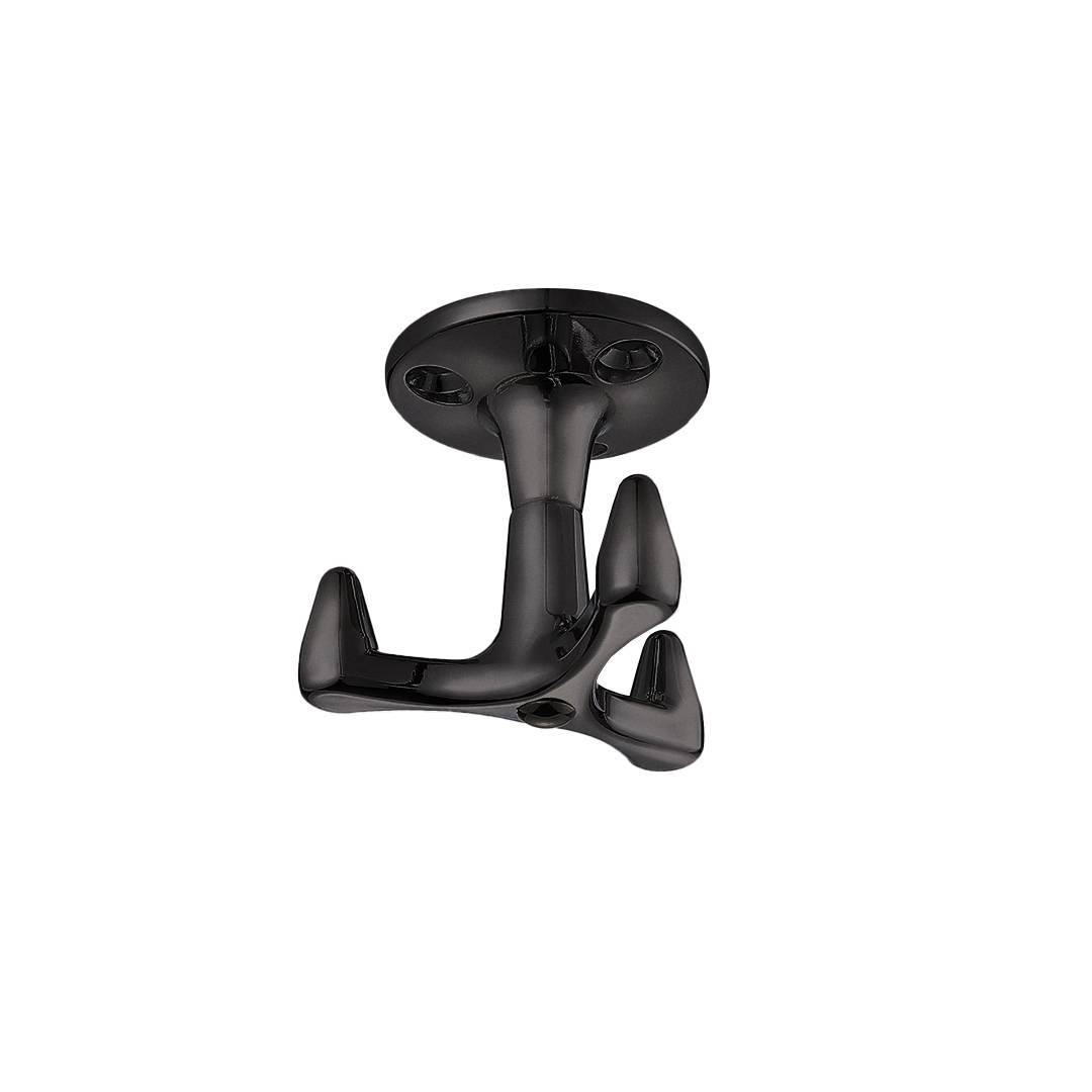 Крючок трехрожковый Черный матовый Металл KERRON KR 0440 BL