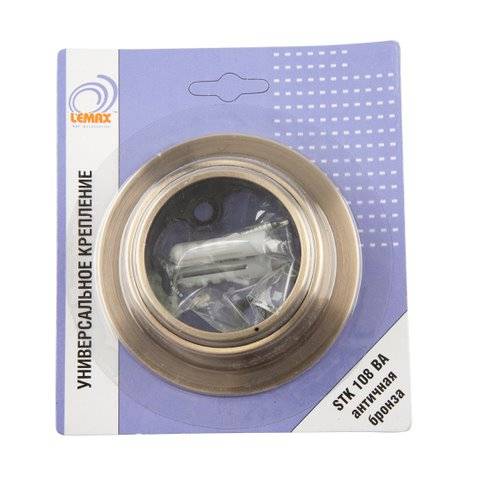 Крепление универсальное бронза STK108 BA (BL) Lemax 