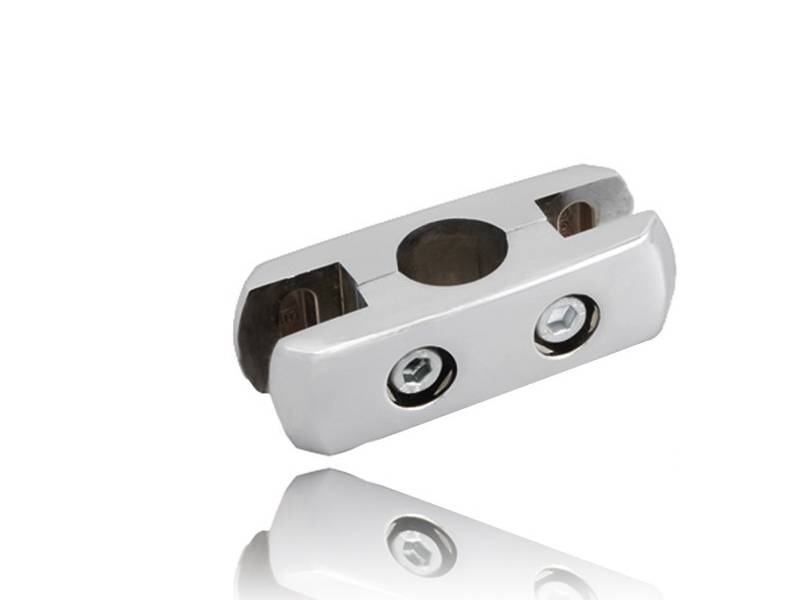 R-141 Держатель D=25 плоский труба/панель + вкладка 