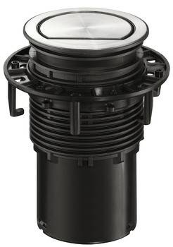 Удлинитель для офиса 1 гнездо 2 USB d=80 мм Алюминий Hafele 822.92.922 