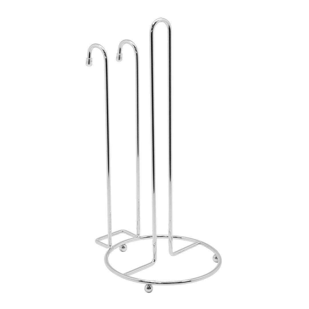 Полка для полотенец навесная 130х153х280 мм хром YJ-G218 Lemax