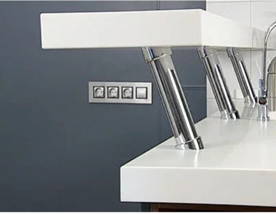 Стойка барная косая 200 мм d=50 хром 