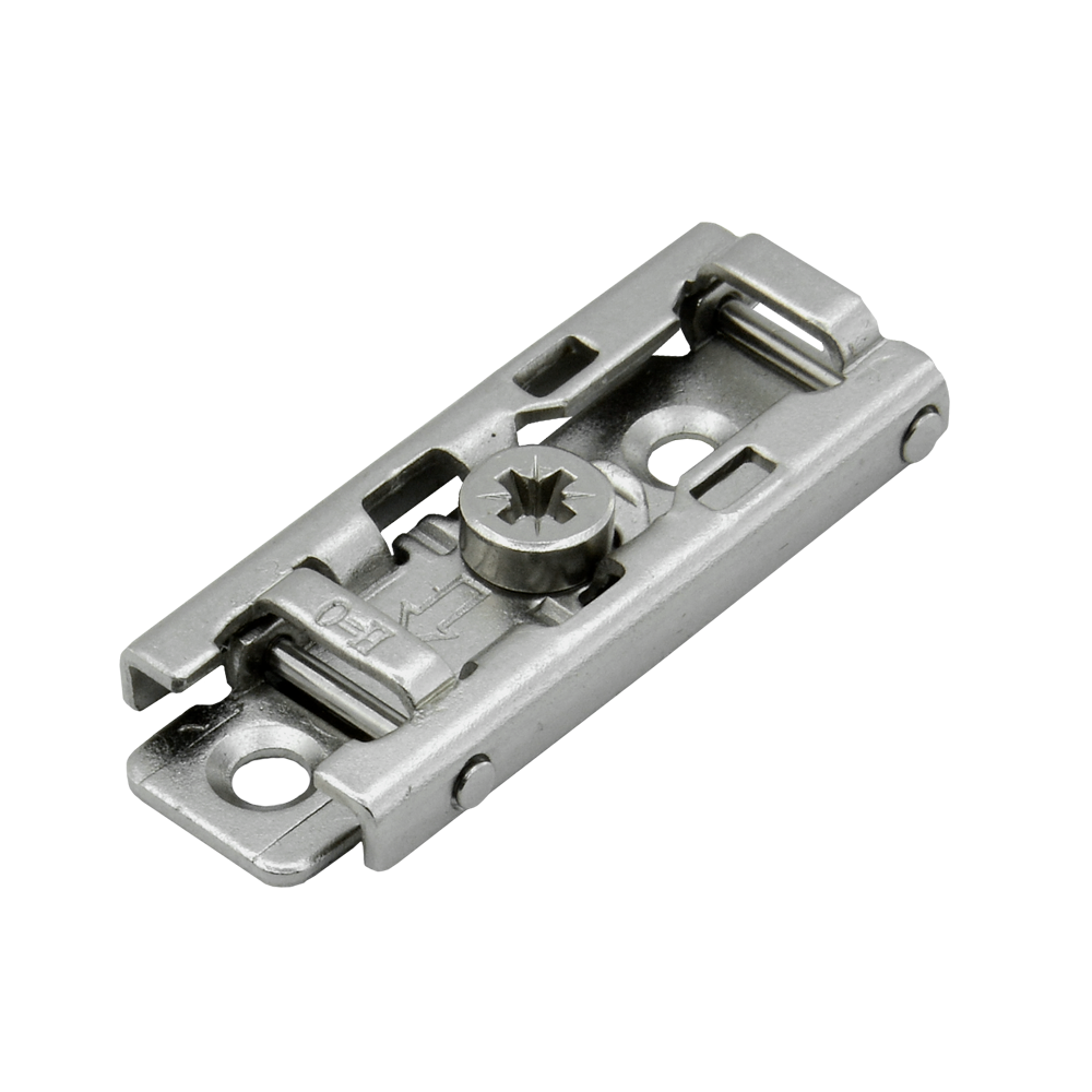 08.0188 Прямая/Линейная планка с Евровинтами AQ clip-on H=0 никель 