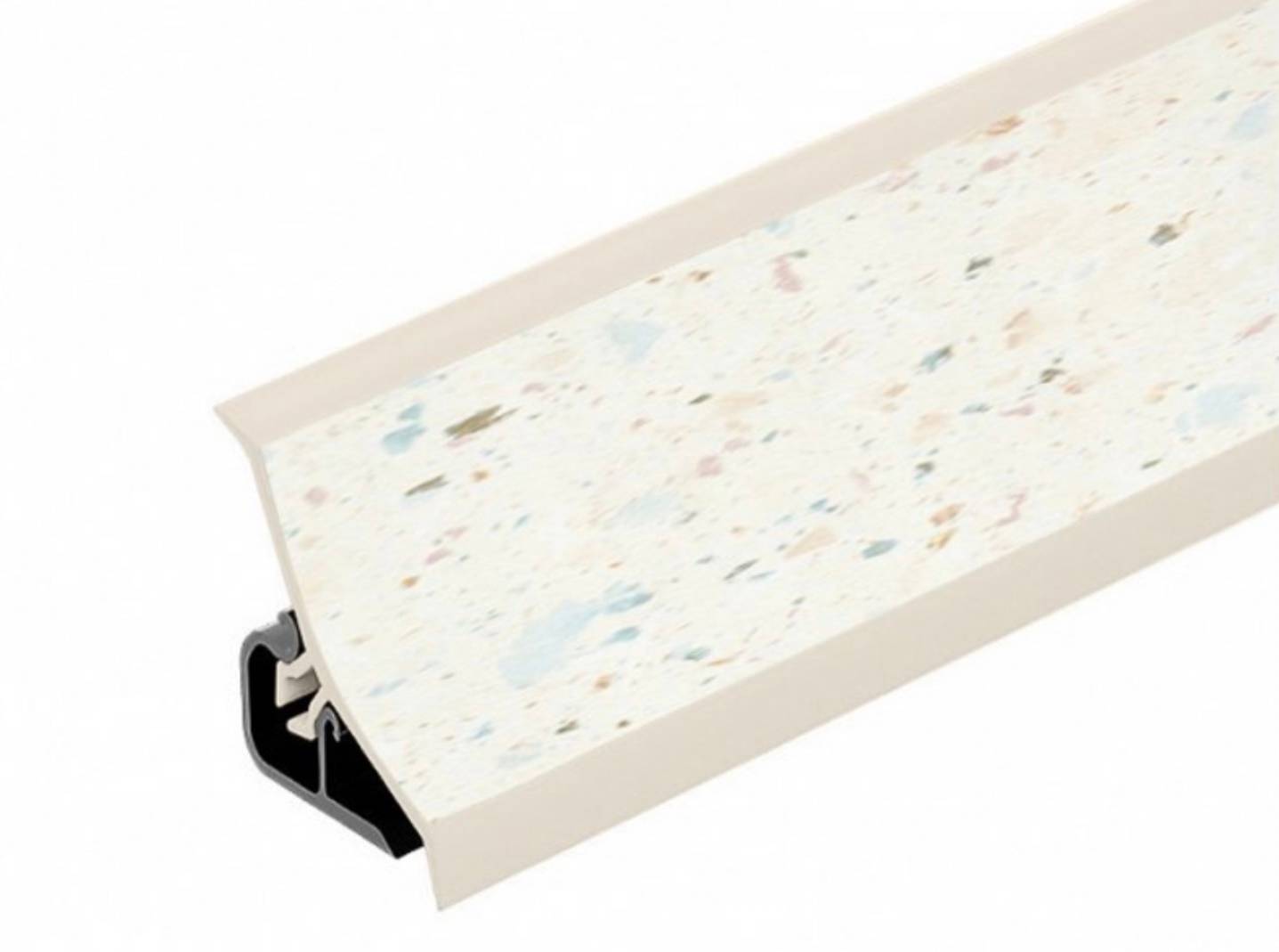 Плинтус Лукка - AP120 - 3 000мм пластик Termoplast 