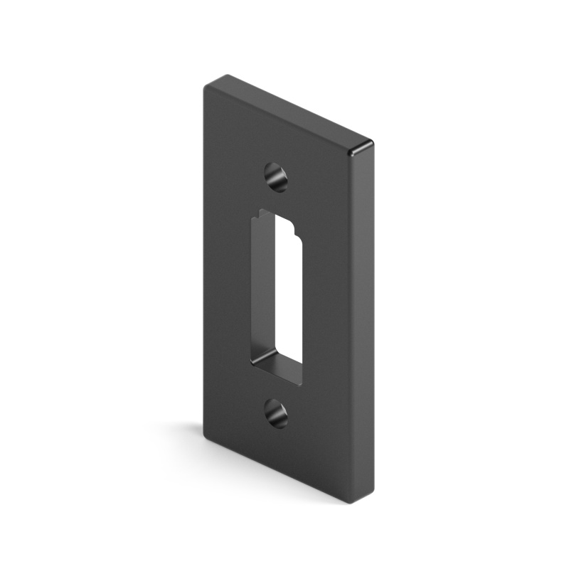 STELLA Крепление вешала алюминиевого черный матовый