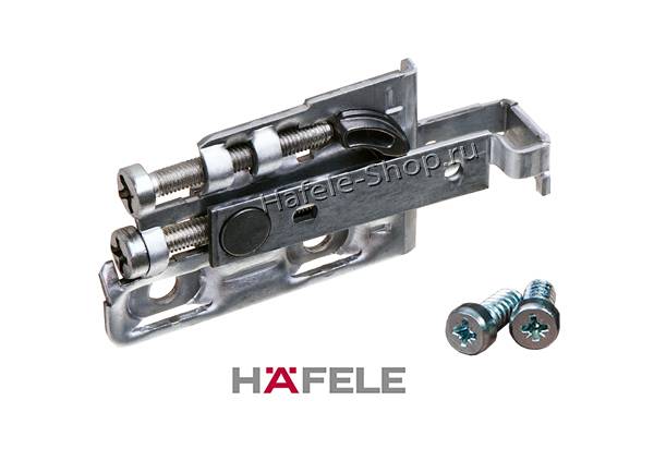 Навес регулируемый для шкафа правый никель Hafele 