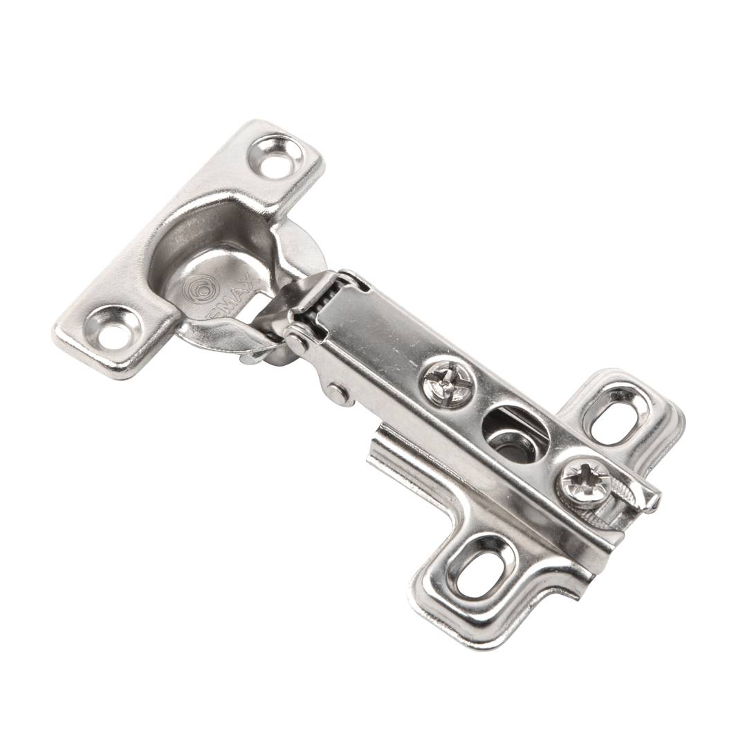 Петля 110 гр. МИНИ d26 мм Накладная Lemax с доводчиком никель 