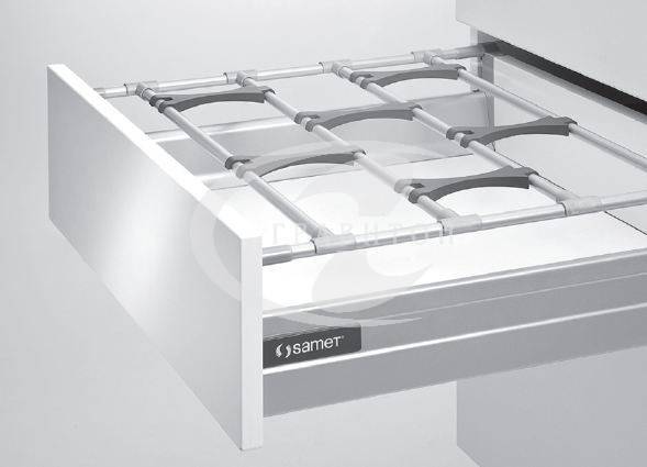 Разделитель организаций банок и бутылок серый мм Samet 