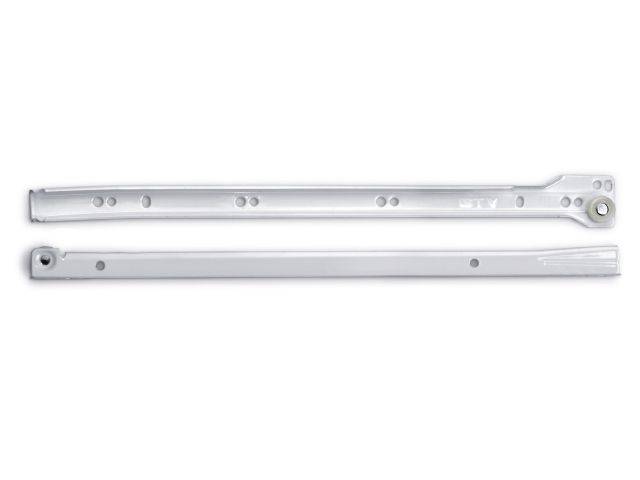 Роликовые направляющие 600 б/доводчика Белый Китай