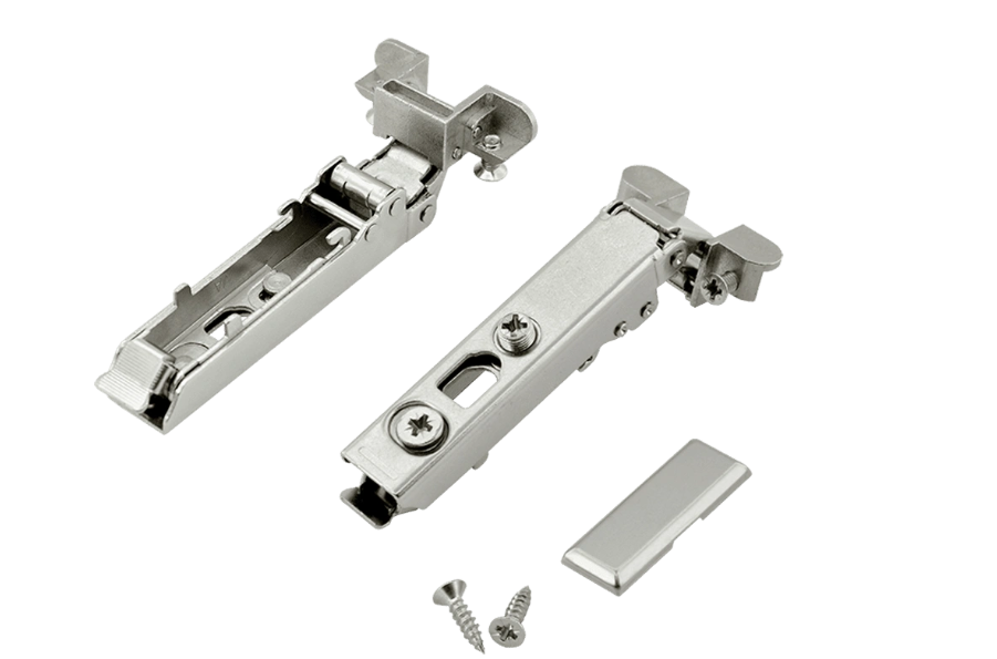 08.0185 Петля для AL-рамок  Накладная AQ V2. clip-on Без монтажной планки б/пружины P2O никель 