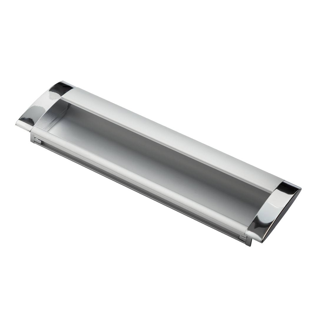 S-4180-128 Ручка врезная 128 мм Хром Металл KERRON