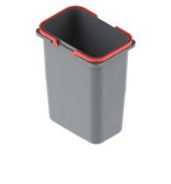 Ведро для мусора  б/выдвижения 7 л. серый REJS TE22.1993.05.049 