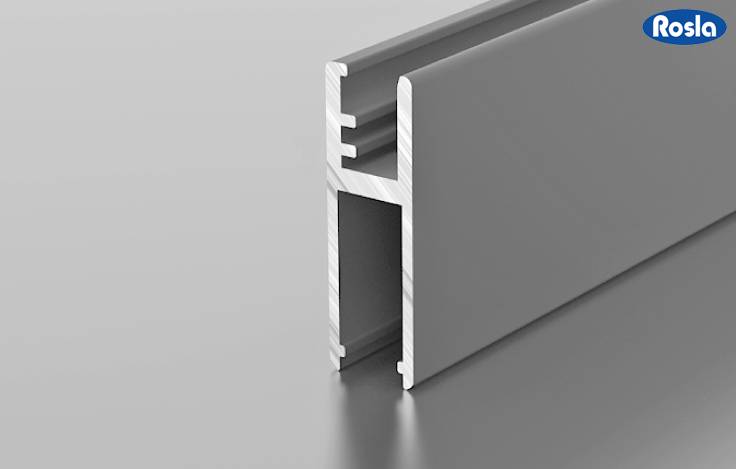 Алюминиевый профиль Росла С 1-17 белый 3 м 
