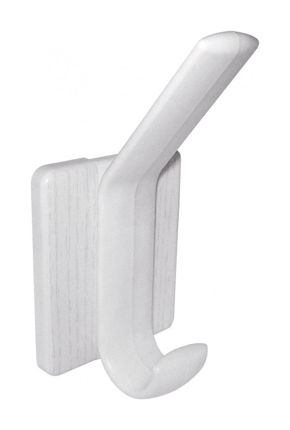 Крючок Белый мрамор Пластик Кламет К01