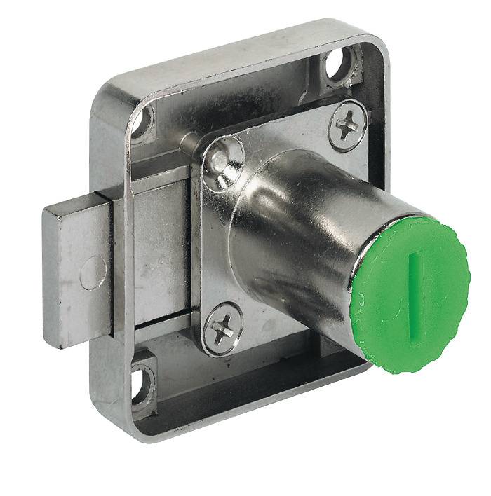 Замок задвижка накладной Symo 18/22 лев. цинк 232.26.610 