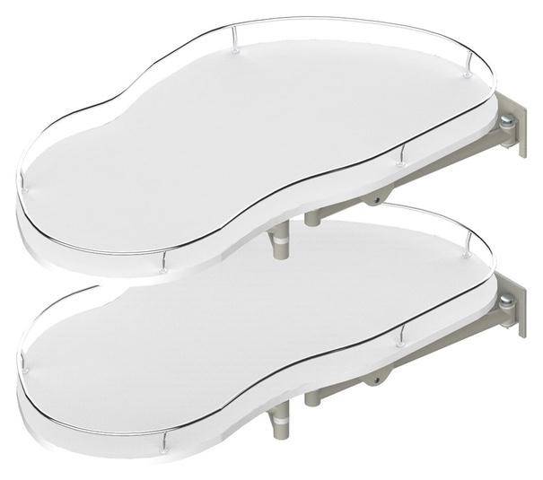 Механизм выкатной типа "лепесток" 900 мм бок. крепл. / к фасаду Хром WE28.2607.43.374 REJS 