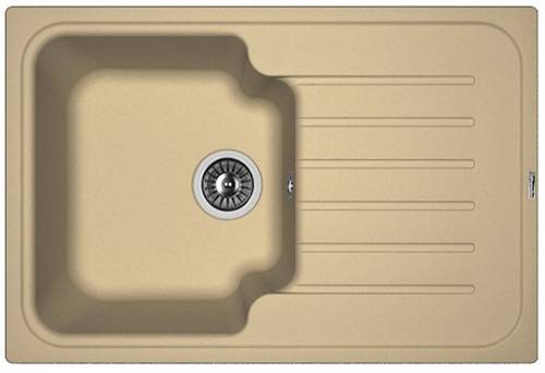 Мойка Таис 760 Капучино 760х510х217мм прямоугольный 1 чаша Florentina 20.260.B0760.306 