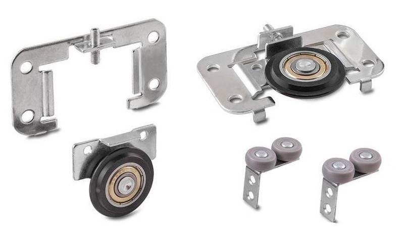 Комплект роликов 2 верх.+2 нижн. МЕТАЛЛ Гепард 