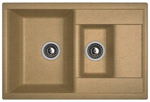 Мойка Астра 760K Терракот 760х510х200мм прямоугольный 1,5 чаши Dr.Gans 25.065.D0760.406 