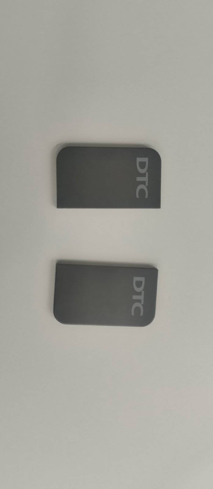 21163 Комплект заглушек H=84/122 DTC DTC PureBox Т. Серый 