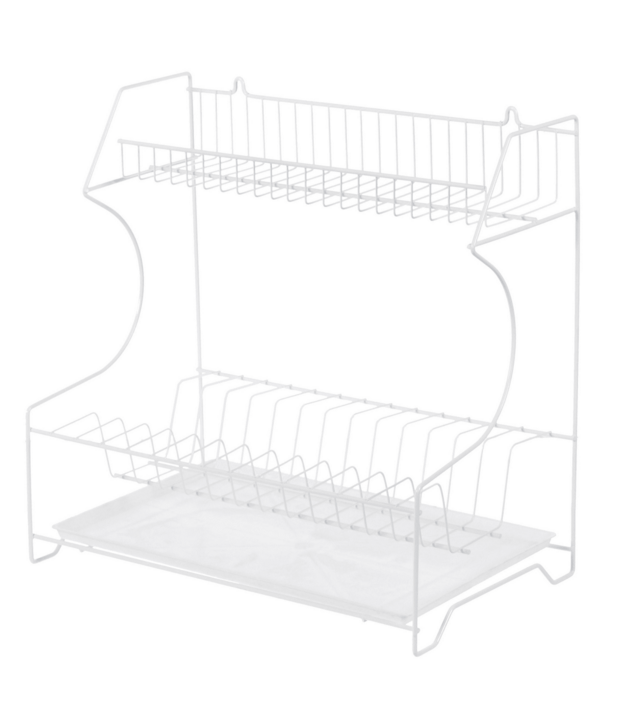Сушка для посуды настольно-настенная 440х395х240 мм Белый Lemax 