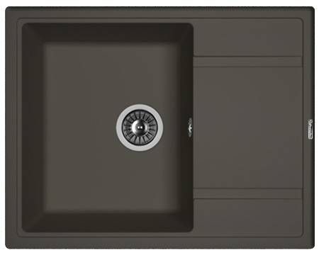 Мойка Липси 650 Антрацит 650х510х200мм прямоугольный 1 чаша Florentina 20.125.С0650.302 