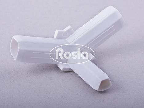 Соединитель угловой Росла С 2-02 белый 135 гр пластик 