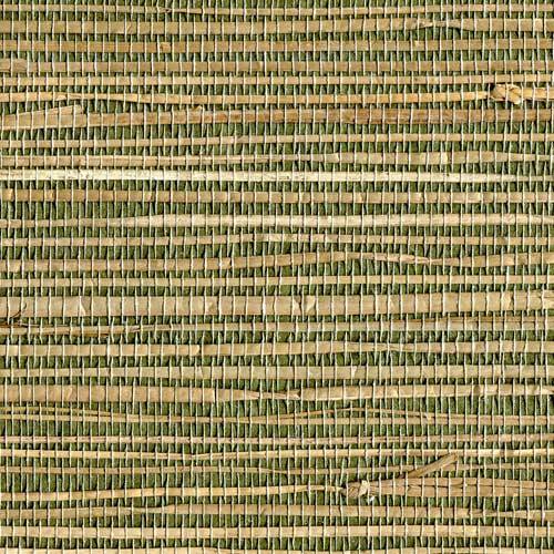 Натуральные обои "Баньян" 910мм зеленые