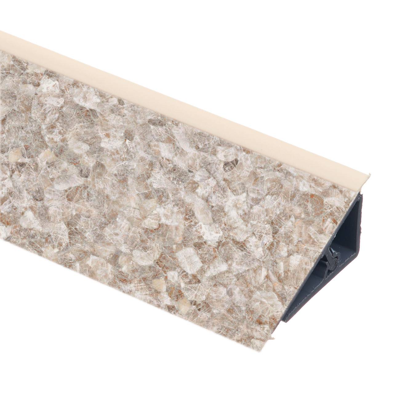 Плинтус Медовый кварц 8061 Perfetto-line - 4 200мм пластик Rehau 