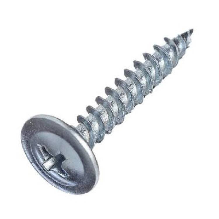Комплект саморезов 4,2х50 цинк (12 шт) с прессшайбой