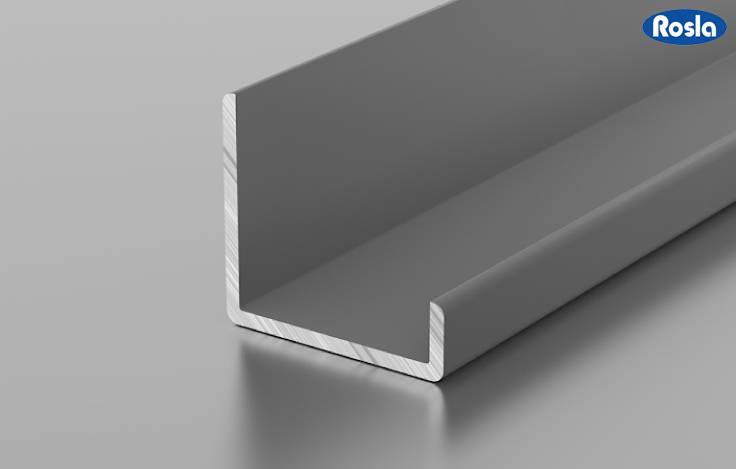 Алюминиевый профиль Росла ДР 1-12 анодированный 3 м П-обр для 17мм 