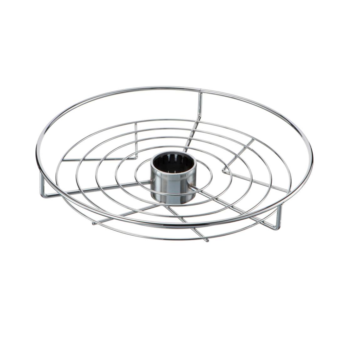 Полка центральная 365х365х79 мм хром ST350 Lemax 