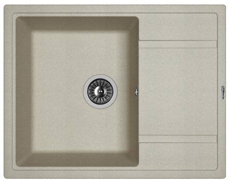 Мойка Липси 650 Грей 650х510х200мм прямоугольный 1 чаша Florentina 20.125.C0650.305 