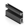 Черный матовый Slim Line декор Вертикальный профиль для 10 мм 5,4 м 