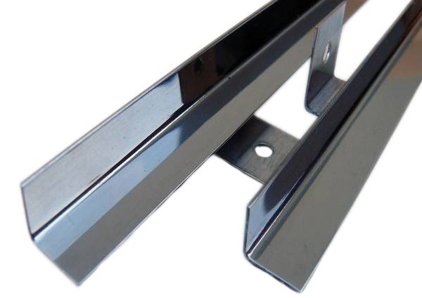 Планка для щита 10 мм (Слотекс) универсальный угол внутренний 600 матовый