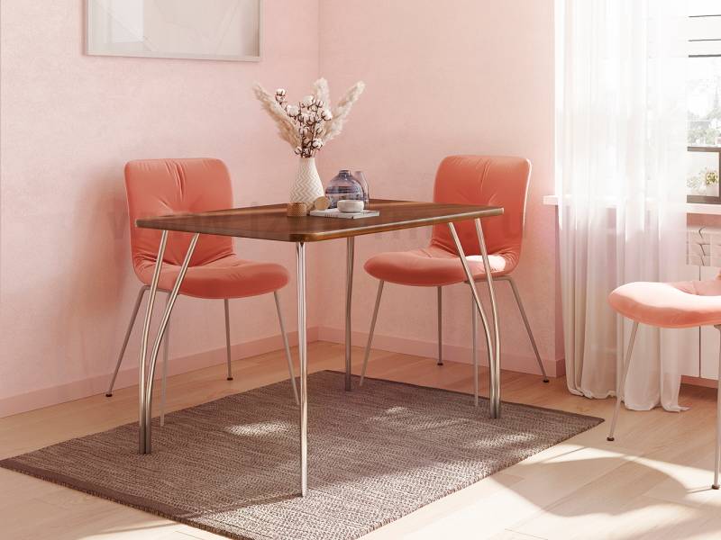 Опора для стола LS 20/715 710 мм для стола "дуга" матовый хром 