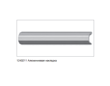 Профиль-заглушка Decofix 2,8 м для алюмин. профиля 