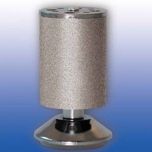 Опора FF A 001 S 150 мм d=50 (шагрень) матовый хром 