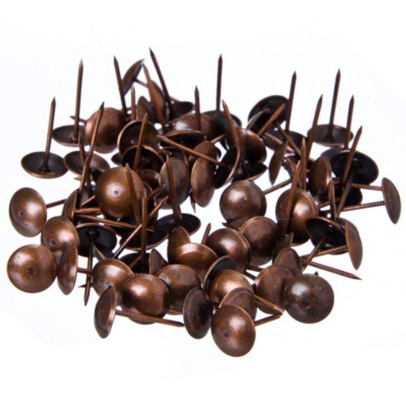 Гвозди декоративные усиленные (167 шт) медь 623-094