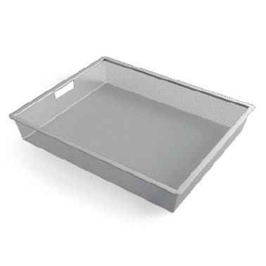 Корзина мелкосетчатая на 1 рельс Металлик 450х427х85 мм 