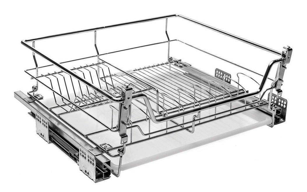 Сушка выкатная 600 мм донное крепл. / к фасаду Хром LS1/600C Lotti 