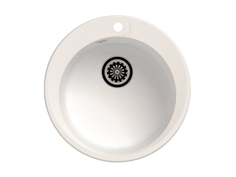 Мойка Rund 45 Иней 500х500х200мм круглый 1 чаша Ewigstein 45 