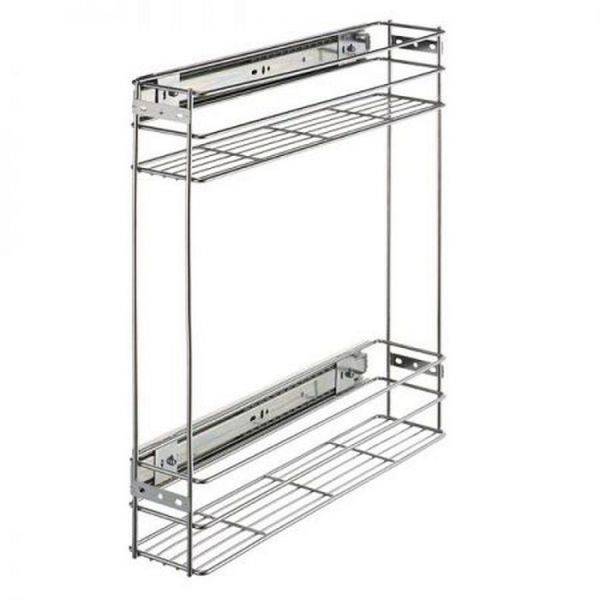 Бутылочница 2 яруса 200 мм бок. крепл. универсальный хром LS2/200B/E (6002G) Lotti