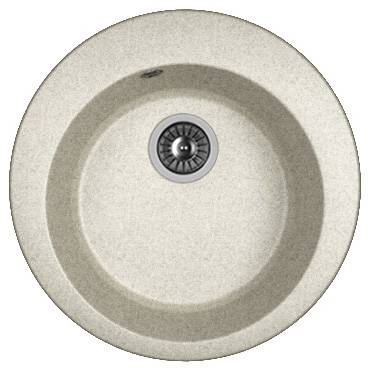 Мойка Гала - Серый 510х510х200мм круглый 1 чаша Dr.Gans 25.010.В0510.408 