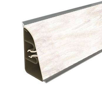 Плинтус Олива Жемчужная 051М АР740 (3м) - 3 000мм пластик Termoplast 