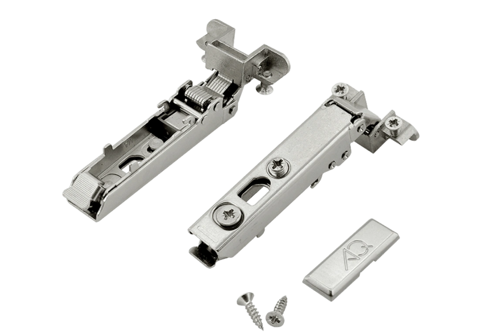 08.0183 Петля для AL-рамок  Накладная AQ V2. clip-on с/довод Clip-On никель без планки 