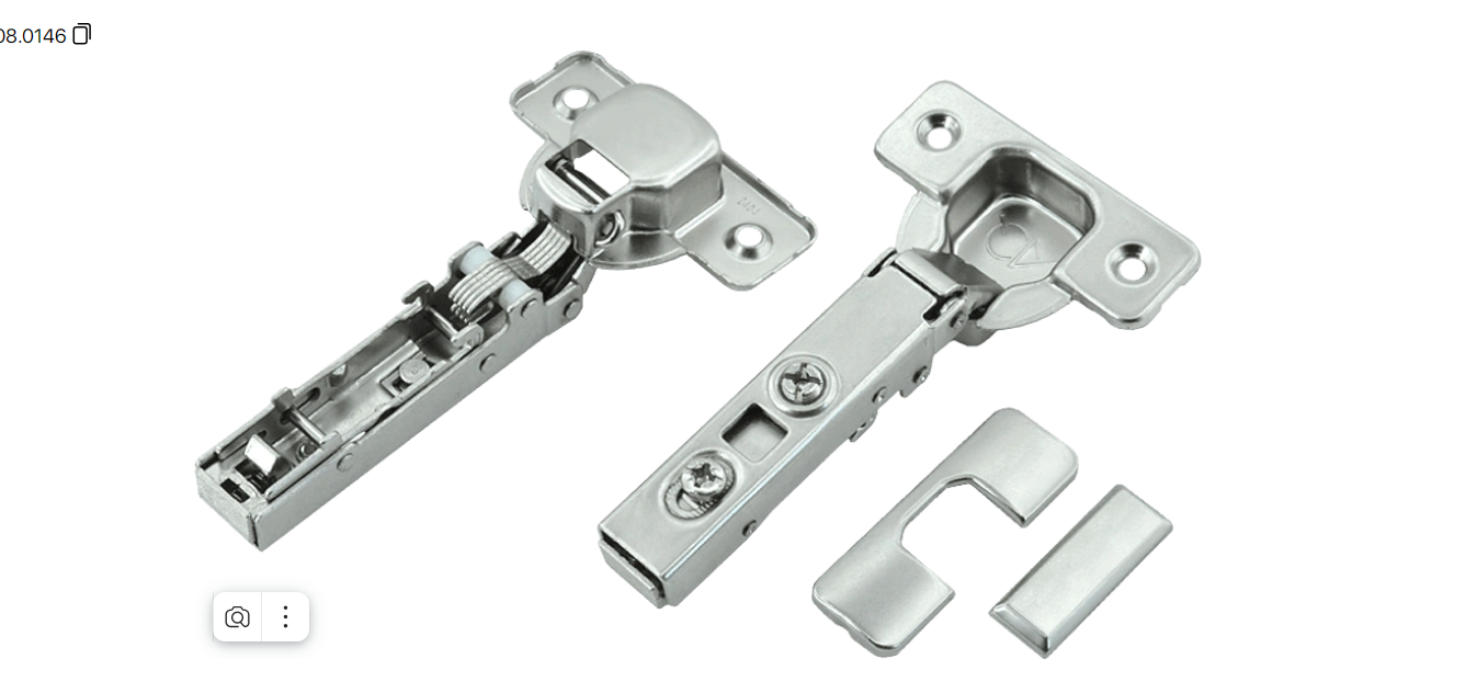 08.0146 Петля 110 гр. Накладная AQ Clip никель без планки 