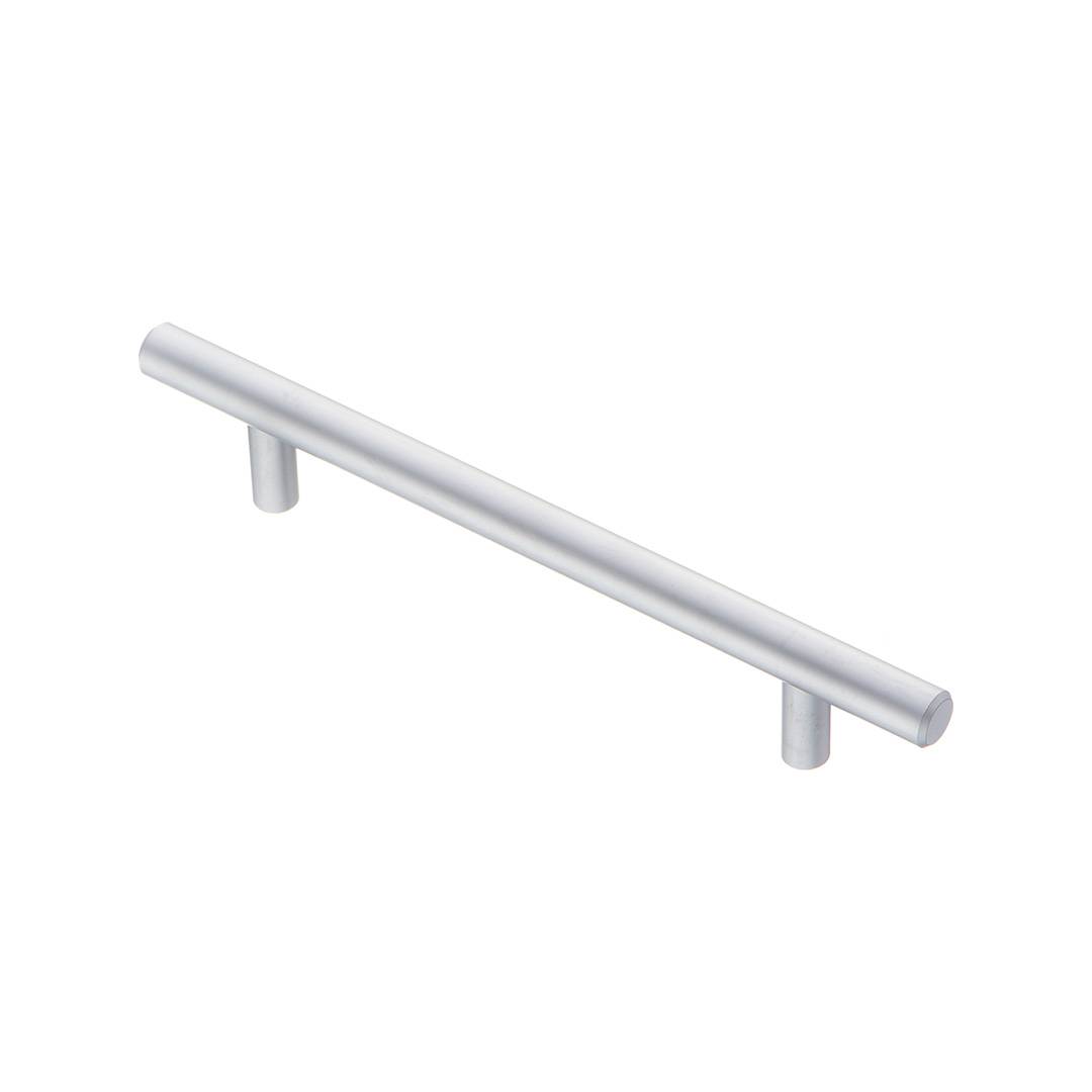  Ручка рейлинг 128 мм Хром матовый d=10 Металл KERRON