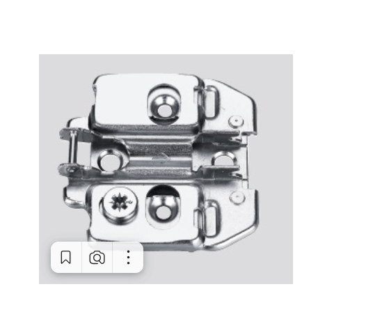 15361 Ответная планка DTC Pivot-Star 3D H=0 никель Snap-On 