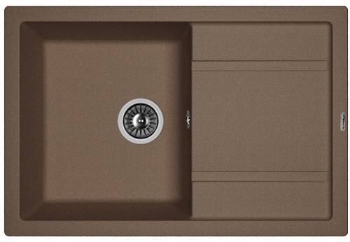 Мойка Липси 760 Мокко 760х510х200мм прямоугольный 1 чаша Florentina 20.160.D0760.303 